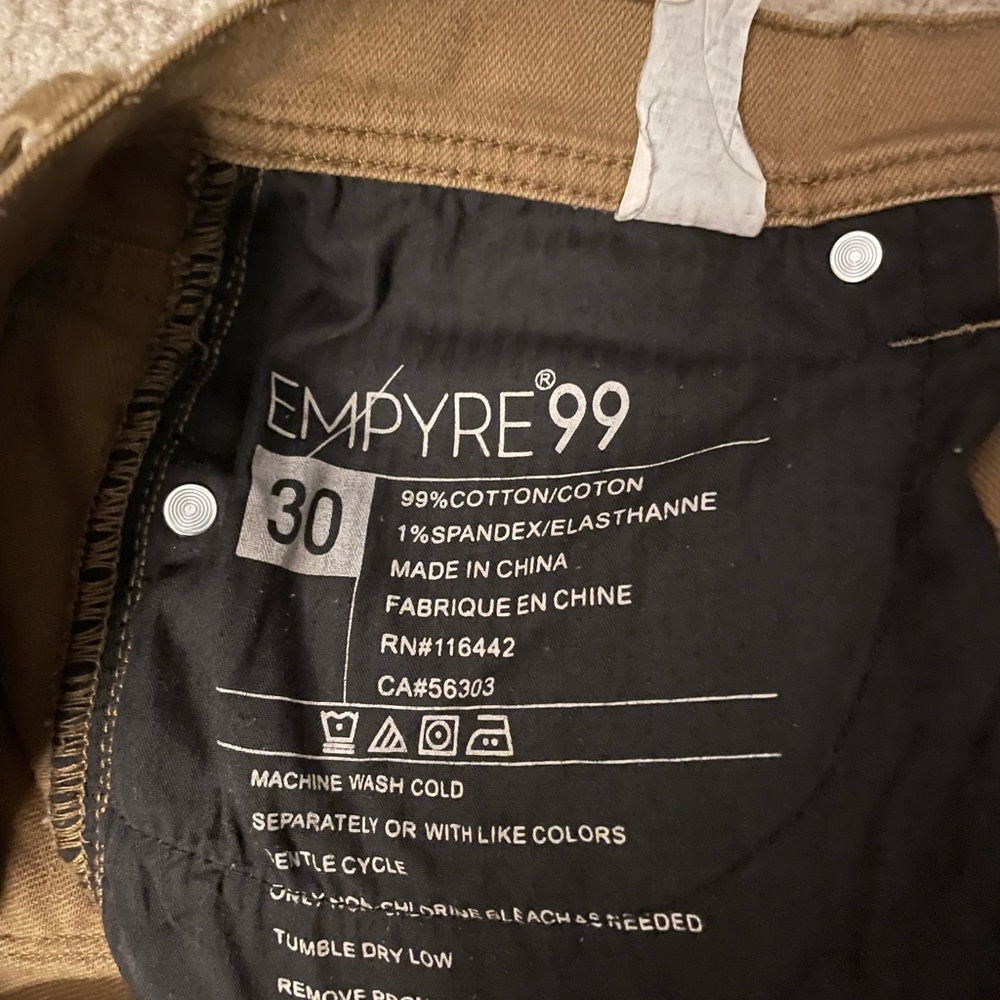 Empyre Skeletor Tan Chinos. Gently worn. - Picture 4 of 7